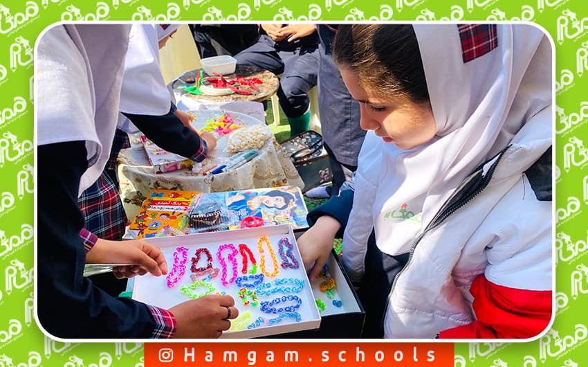 برگزاری بازارچه نوروزی با طعم مهربانی 